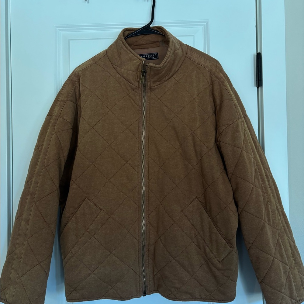 Brown Quilted Jacket